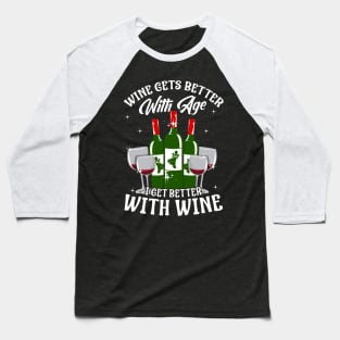 Funny Wine Lover Tee Baseball T-Shirt